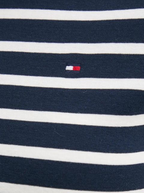 Tommy Hilfiger t-shirt bawełniany damski kolor niebieski WW0WW40587