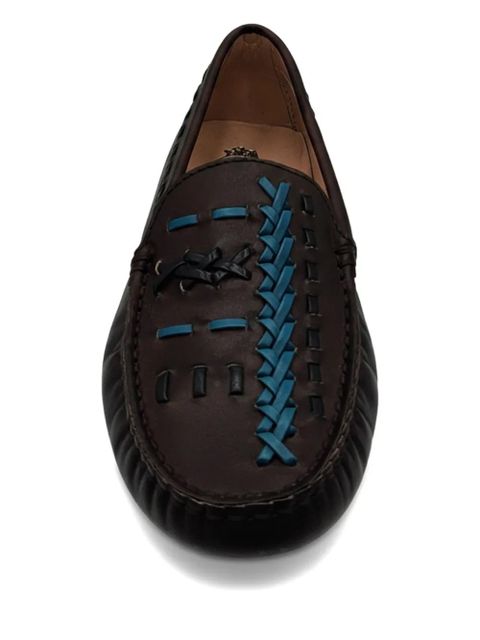 Tod's infilature gipsy loafers - Brown