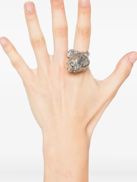 Marni tulip-shaped ring - Silver - zdjęcie produktu nr 2