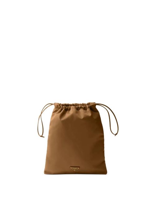 Prada drawstring clutch bag - Brown - zdjęcie produktu nr 1
