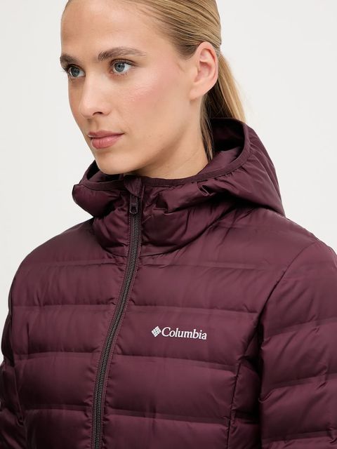 Columbia kurtka sportowa puchowa Lake 22 kolor fioletowy 2088322