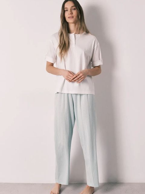 women'secret piżama dwuczęściowa damska bawełniana - zdjęcie produktu nr 2