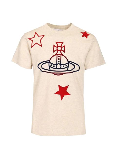 Vivienne Westwood Orb star-print T-shirt - Neutrals - zdjęcie produktu nr 1