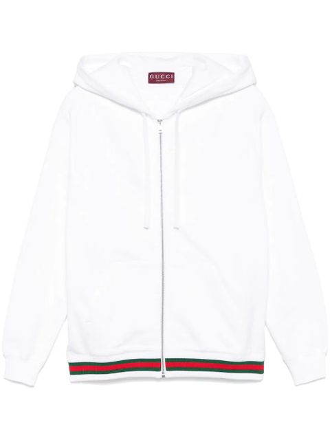 Gucci Web-stripe hoodie - White - zdjęcie produktu nr 1