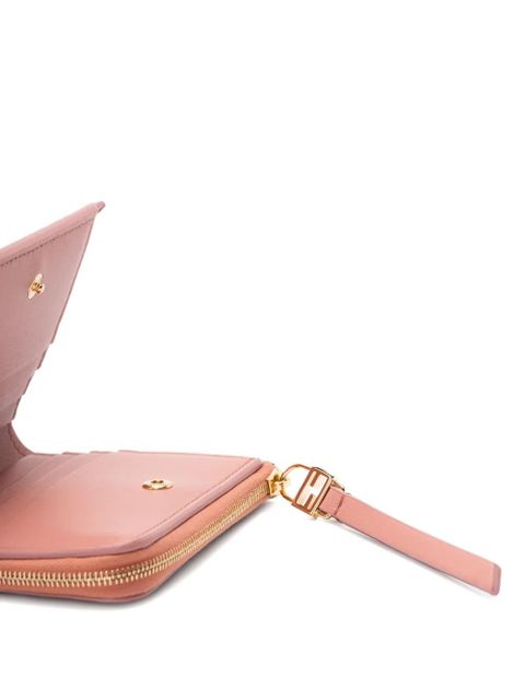 FENDI quilted zip-around wallet - Pink