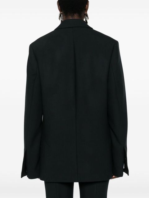 TOTEME Straight single-breasted blazer - Black
