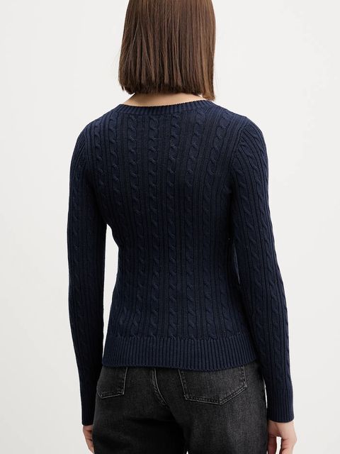 Hollister Co. sweter damski kolor granatowy lekki KI350-5305-200