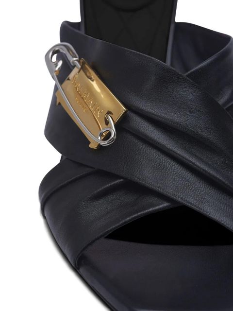 Balmain Safety Pin sandals - Blue