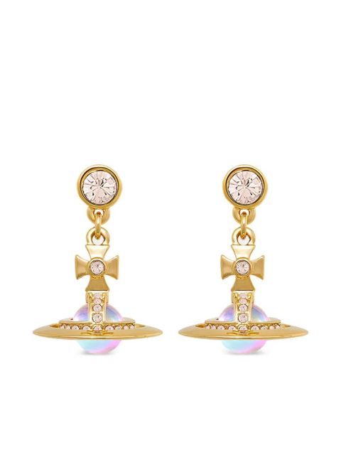Vivienne Westwood Orb cross earrings - Gold - zdjęcie produktu nr 1