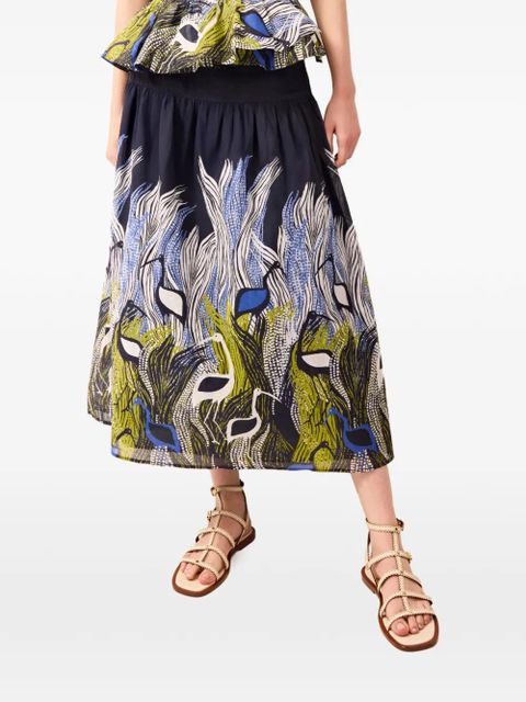 Marie Oliver Owens midi skirt - Blue
