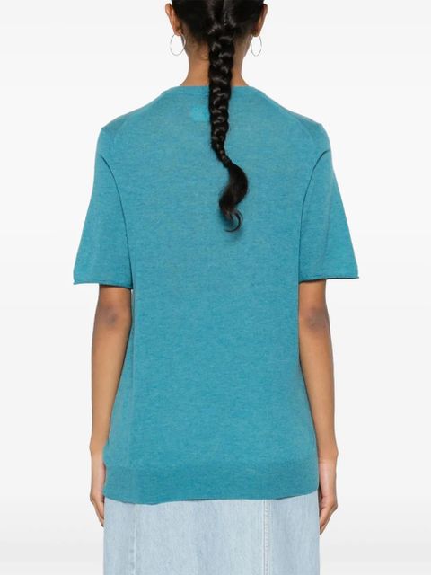 Zadig&Voltaire Ida crystal-embellishment knitted top - Blue