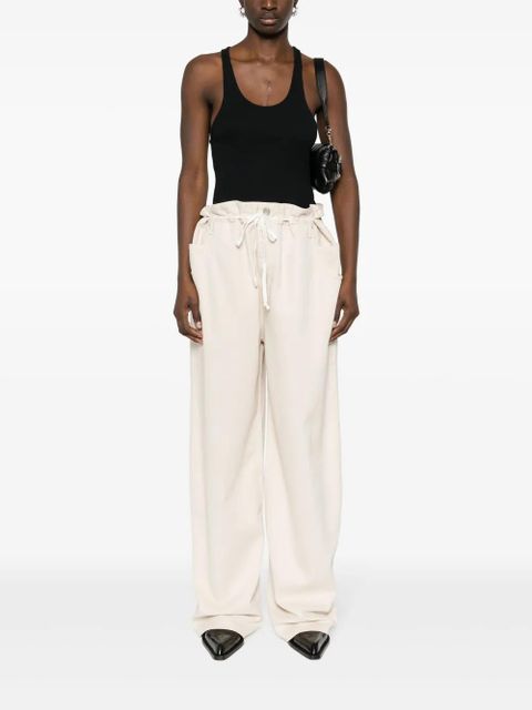 ISABEL MARANT Tenesy Inactif ribbed top - Black - zdjęcie produktu nr 2