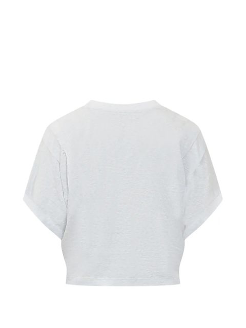 MARANT ÉTOILE Kyanzae-GZ logo-print T-shirt - White - zdjęcie produktu nr 2