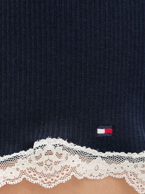 Tommy Hilfiger piżama damska kolor granatowy UW0UW06215