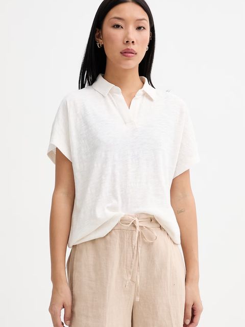 Marc O'Polo polo damskie bawełniane - zdjęcie produktu nr 1