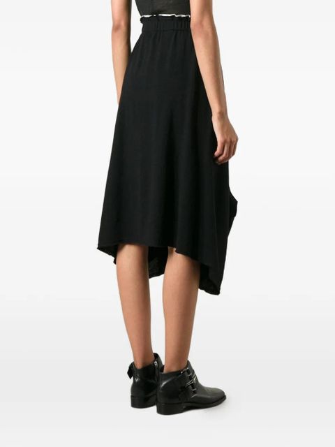 Comme Des Garçons balloon asymmetric midi skirt - Black