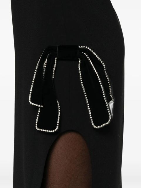 Maje embellished cut-out dress - Black