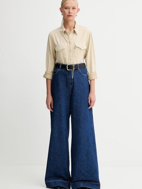 Levi's koszula damska kolor beżowy 16786 - zdjęcie produktu nr 2