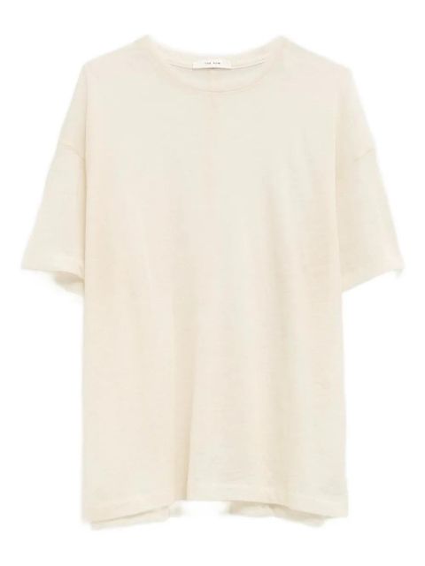 The Row Lila short-sleeve top - Neutrals