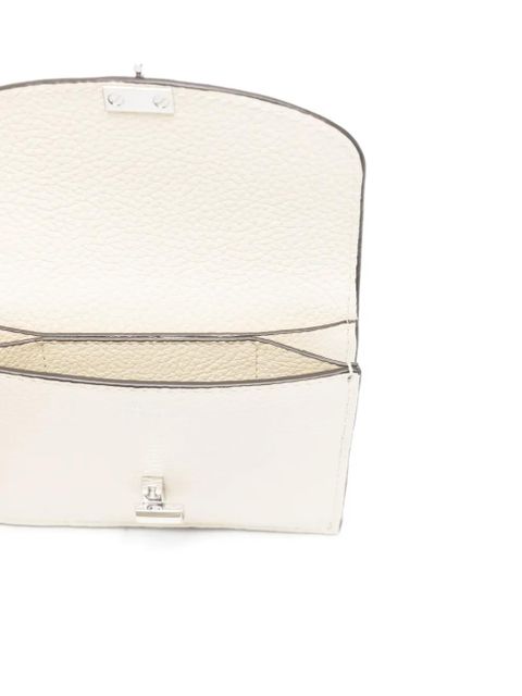 TOTEME T-lock leather cardholder - Neutrals - zdjęcie produktu nr 2