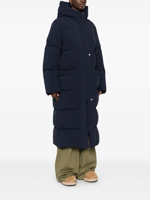Jil Sander + quilted down coat - Blue
