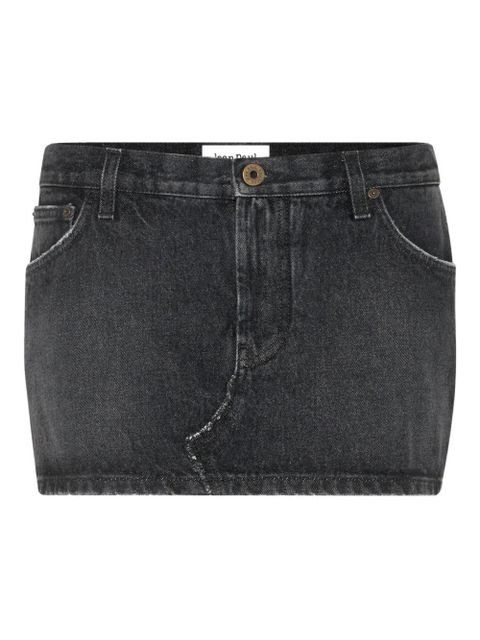 Jean Paul Gaultier pocket denim mini skirt - Black - zdjęcie produktu nr 1