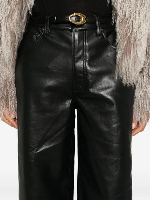 ANINE BING Manon elasticated trousers - Black