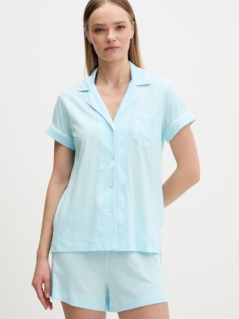 Lauren Ralph Lauren piżama damska z bawełny - zdjęcie produktu nr 1