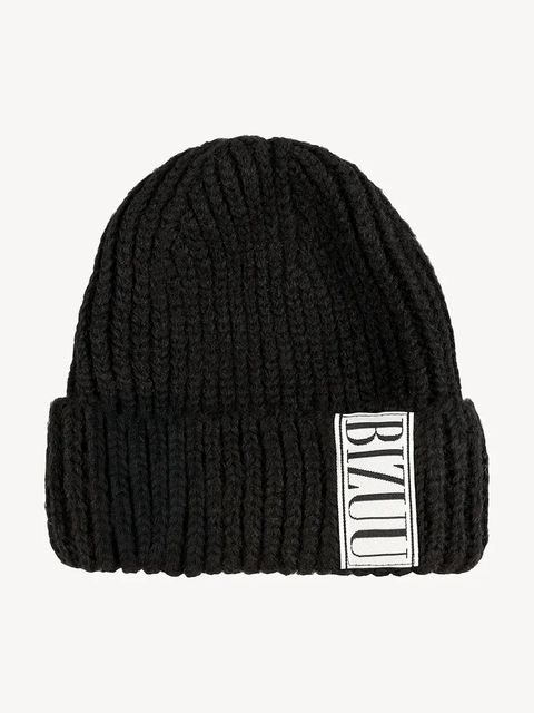 Bizuu czapka z dodatkiem wełny LORRO kolor czarny LORRO CZARNY - zdjęcie produktu nr 2