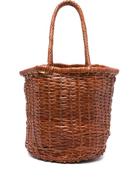 DRAGON DIFFUSION leather bucket bag - Brown - zdjęcie produktu nr 1