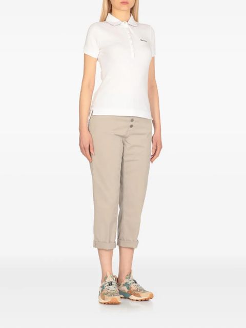 Barbour button polo - White