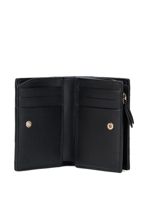 Gucci chevron logo wallet - Black