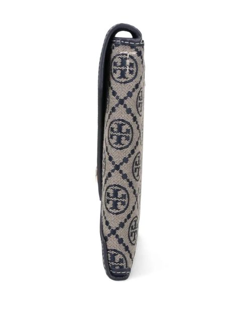 Tory Burch monogram envelope clutch - Blue