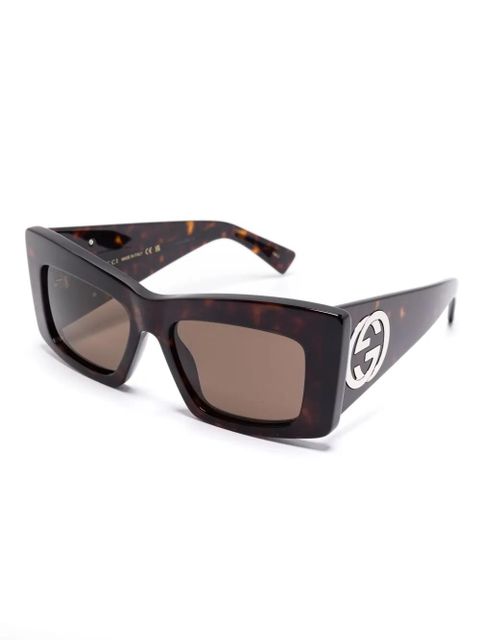 Gucci Eyewear square-frame sunglasses - Brown