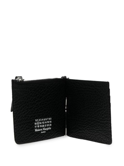 Maison Margiela four-stitch leather wallet - Black