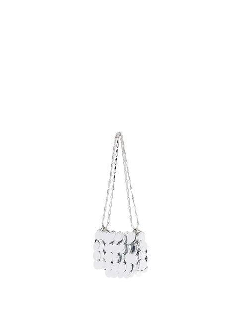 Rabanne Nano 69 shoulder bag - Silver
