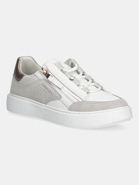 Twinset sneakersy damskie kolor biały 252TGT018 - zdjęcie produktu nr 1