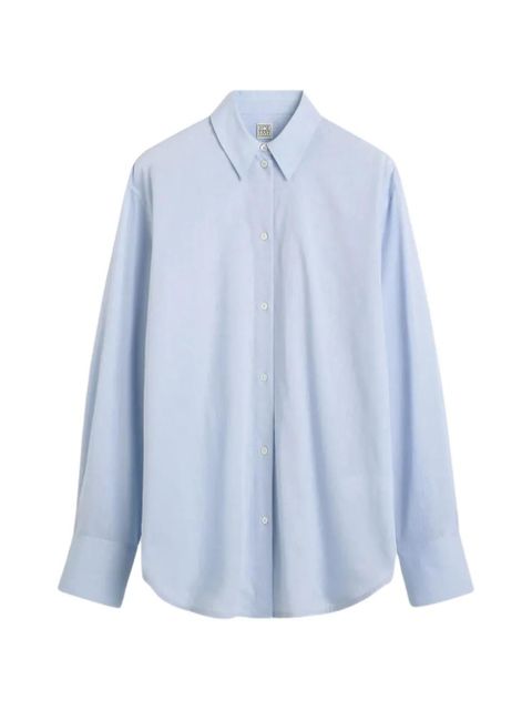 TOTEME oversized shirt - Blue - zdjęcie produktu nr 1