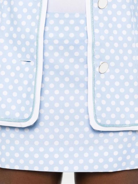 Rowen Rose polka dot mini skirt - Blue