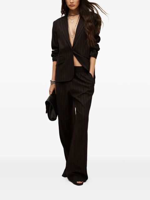 Ba&Sh Hocee pinstripe single-breasted blazer - Brown - zdjęcie produktu nr 2