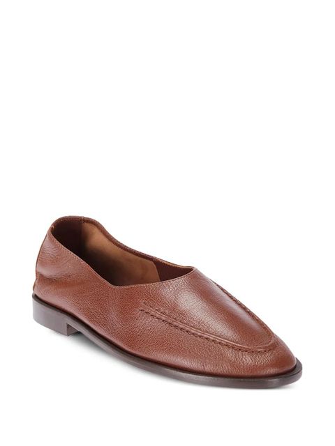 Hereu Juliol Winter leather loafers - Brown