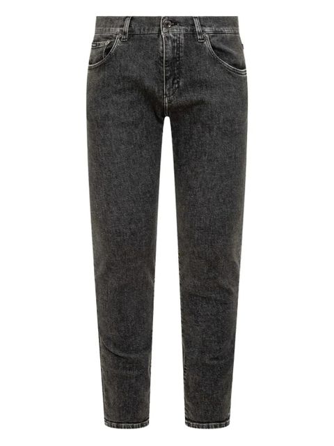 Dolce & Gabbana button-fastening jeans - Black - zdjęcie produktu nr 1