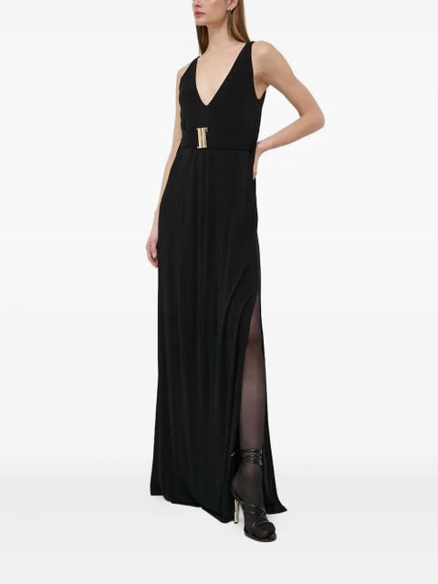 PINKO buckle sleeveless maxi dress - Black