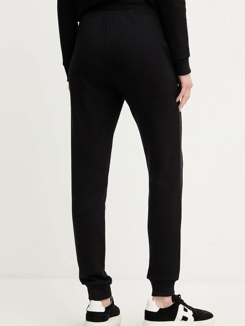 Armani Exchange spodnie damskie kolor czarny gładkie XW000750 AF14284