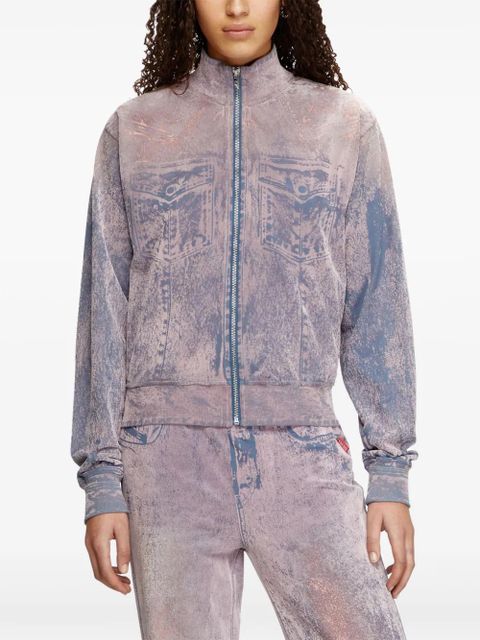 Diesel F-Slitly sweatshirt - Blue - zdjęcie produktu nr 2