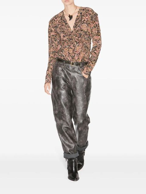 MARANT ÉTOILE Zekia blouse - Black - zdjęcie produktu nr 2