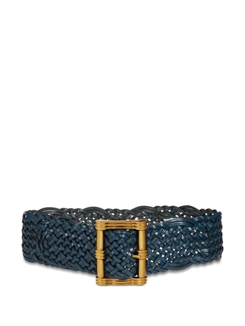 ETRO woven leather belt - Blue - zdjęcie produktu nr 1