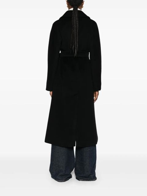 Max Mara drop-shoulder belted coat - Black