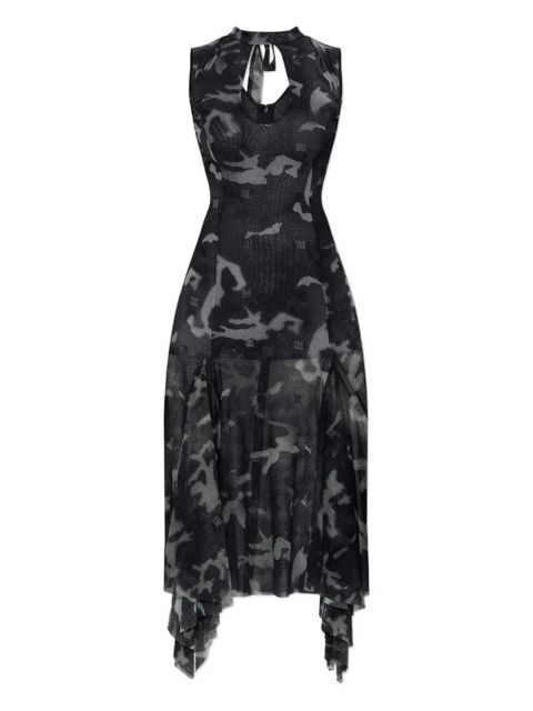 MISBHV keyhole-neck asymmetric dress - Grey - zdjęcie produktu nr 1