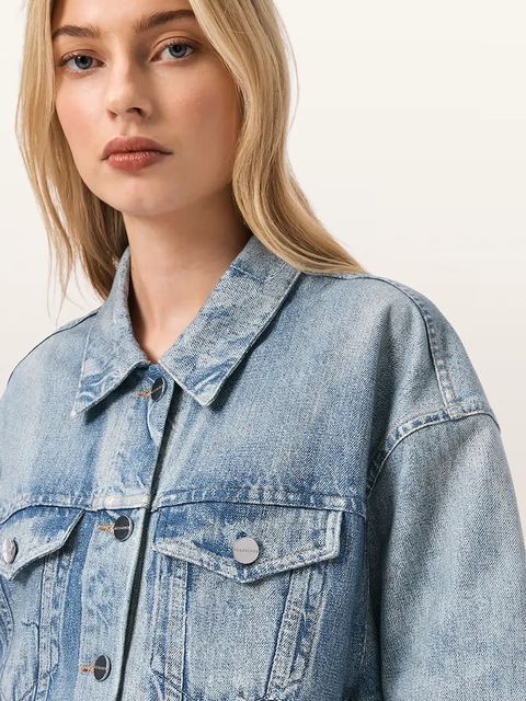 AllSaints kurtka jeansowa ANDERS